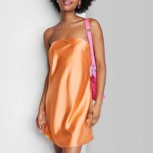 Wild Fable Shimmering Orange Chemise